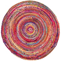 morgenland Wollteppich »Sisalteppich Teppich Indigo Stripy«, rund, bunt