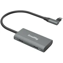 SmallRig 4598 USB-C Hub 4-in-1 PD 100W / USB-C 3.1/USB-C 2.0 mit Audio Adapter x 2