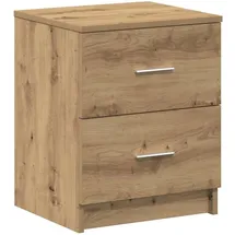vidaXL Nachtschrank mit 2 Schubladen 40 x 36 x 50 cm Braun