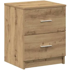 vidaXL Nachtschrank mit 2 Schubladen 40 x 36 x 50 cm Braun