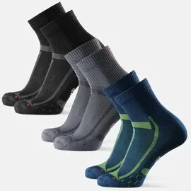 Danish Endurance Long Distance 3-Paar Schwarz/Grau 39-42