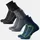Danish Endurance Long Distance 3-Paar Schwarz/Grau 39-42