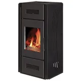 interstoves Kaminofen Interstoves Kaminofen Minerva mit Warmluftgebläse rot