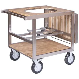 Monolith Grilltisch Buggy Edelstahl weiß