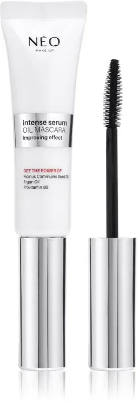 NEO MAKE UP Intense Serum Oil Mascara nährende Wimperntusche Farbton Black 9 ml