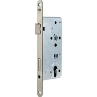 BKS Haustür-Einsteckschloss 0024 PZW 22/55/92/10mm DIN R silber rd