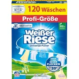Weißer Riese Universal Pulver in Profi-Größe (120 Waschladungen), Waschpulver Großpackung für Industrie & kalt-aktives Vollwaschmittel wirkt riesig stark gegen Flecken ab 20 °C