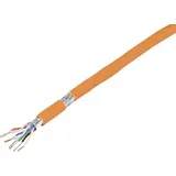 TRU Components Netzwerkkabel S/FTP 4 x 2 x 0.24mm2 Orange 50m