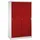 Californian Products Acurado Aktenschrank 120 x 40 x 195 cm lichtgrau / rot
