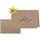 Sigel Weihnachts-Karten Set A6 quer, Kraftpapier, 10 Stück "Christmas tree", ideal zum Bedrucken, aus nachhaltigem Papier