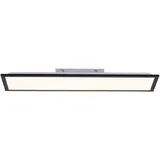 just light. Flat 1 rechteckig schwarz Aluminium