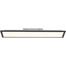 just light. Flat 1 rechteckig schwarz Aluminium