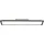 just light. Flat 1 rechteckig schwarz Aluminium