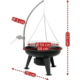 BBQ-Toro Holzkohlegrill Ø 54 cm