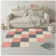 LittleTom 27 Teile Spielmatte Baby Puzzlematte 30x30 Krabbelmatte Bodenmatte Kinderzimmer