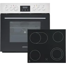 Respekta HS3001-19 Einbau Herdset mit Glaskeramikkochfeld