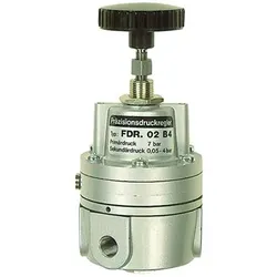 Präzisionsdruckregler ohne Manometer, G 1/4", Regelbereich 0,05 - 7 bar