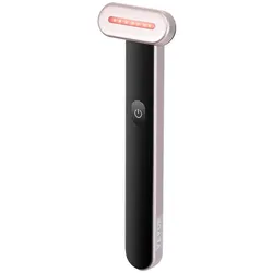 VEVOR Rotlichttherapiestab für Gesicht und Hals, 3-in-1-LED-Gesichtsstab, Rotlichttherapiegerät mit Wärmetherapie | Vibrierende Gesichtsmassage, tragbarer LED-Schönheitsstab