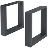 [en.casa] Makers Schwarz Metall 43 x 40 cm
