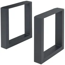 [en.casa] Makers Schwarz Metall 43 x 40 cm