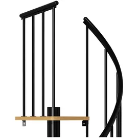 DOLLE Spindeltreppe Calgary 244,8-280,8 cm Holz/Metall
