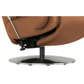 Hukla Relaxsessel Florian Leder 73 x 115 x 91 cm Braun mit Relax-Funktion