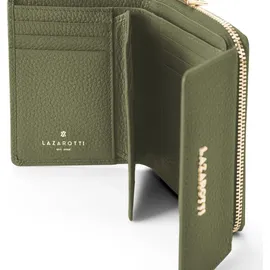 lazarotti Bologna Leather Geldbörse Damen grün