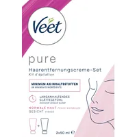 Veet Gesicht Haarentfernungs-Creme Set - 100.0 ml