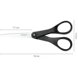 Fiskars 1023818 Haushaltsschere Linkshänder, Rechtshänder 170 mm Schwarz