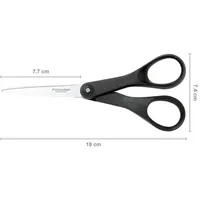 Fiskars 1023818 Haushaltsschere Linkshänder, Rechtshänder 170 mm Schwarz