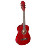 Stagg C405 1/4 klassische Gitarre – schwarz 1/4 rot matt
