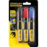 Stanley Permanentmarker FatMax farbig 3 St.