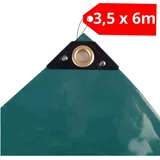 boni-shop PVC Plane 3,5 x 6 m Grün