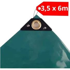 boni-shop PVC Plane 3,5 x 6 m Grün