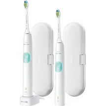 Philips Sonicare ProtectiveClean 4300 HX6807/35 Doppelpack + Reiseetui