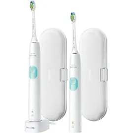 Philips Sonicare ProtectiveClean 4300 HX6807/35 Doppelpack + Reiseetui