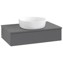 Villeroy & Boch Antao Waschbeckenunterschrank L08_1 800x190x500mm L08010GK mit Beleuchtung FK/AP: GK/0