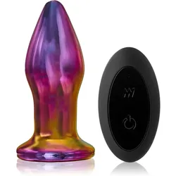 Dream Toys Glamour Glass Remote Vibe Plug Butt-Plug vibrierend 10,7 cm