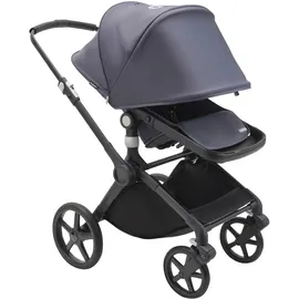 Bugaboo Fox Cub mit Liegeaufsatz und Sitz black/stormy blue