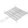 Sauvic Doppelgrill 35x40 cm aus Edelstahl Silber