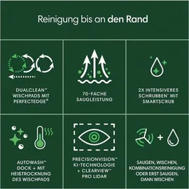 IROBOT Roomba Plus 505 Combo + AutoWash Dock Schwarz