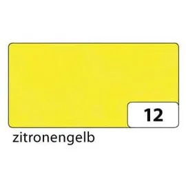 Folia Transparentpapier 70x100cm 42g zitronengelb 20 Stück