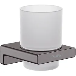 hansgrohe AddStoris Zahnputzbecher, Accessoires, brushed black chrome