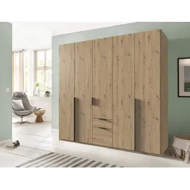 WIMEX Drehtürenschrank Mugano 225 x 208 x 58 cm Schwarz