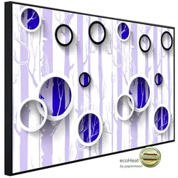 papermoon Infrarotheizung »EcoHeat - Muster mit Wald«, Matt-Effekt - bunt