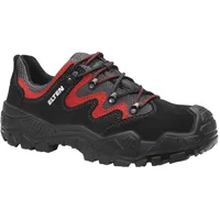 ELTEN Sicherheitshalbschuh MICK black-red Low ESD S2, Gr. 41