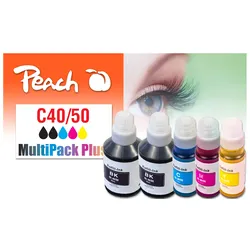 Peach Spar Pack Plus Tintenpatronen, kompatibel zu  GI-40, GI-50