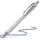 Schneider Kugelschreiber Slider Rave XB silver grey, Schreibfarbe: blau, 1 St.