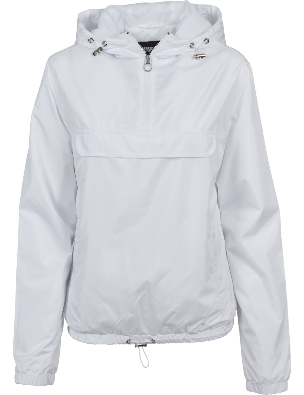 Urban Classics Damen Jacke Basic Pull Over Jacket Weiß XL