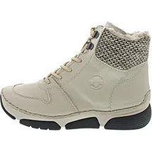 Rieker Damen Schnürstiefel Beige Gr.: 38
